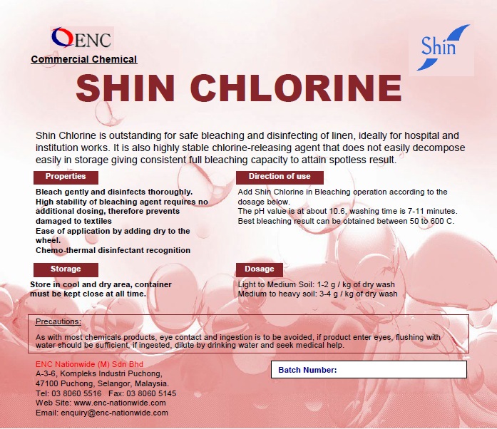 Laundry Chlorine Bleach Powder